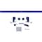 Ekena Millwork Premium J-Top Mount Barn Door Hardware Set w/ 5' Track for 1 3/8" to 2 1/4" Doors, Blue Ribbon GB60010H5BR - alternate 2